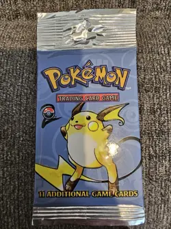 Pokemon TCG Base Set 2 Booster Pack Long Crimp Sealed w/Magnetic Case - Image 1