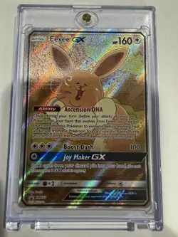 Pokemon Eevee GX SM233 Sun & Moon Promo Full Art Holo Black Star Promo Card - Image 1