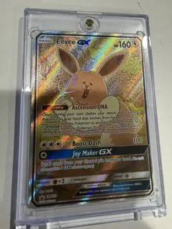 Pokemon Eevee GX SM233 Sun & Moon Promo Full Art Holo Black Star Promo Card - Image 3