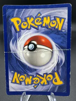 Pokemon TCG Lapras Fossil Holo Unlimited Rare Card 10/62 Vintage - Damaged - Image 2