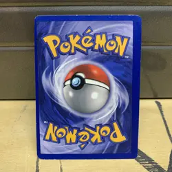 pokemon hitmonchan 7/102 holo ERROR MISCUT Vintage Card Off Centered Holo Rare V - Image 2