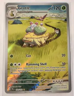 Grotle 164 Illustration Rare Scarlet & Violet - Temporal Forces NM - Image 1
