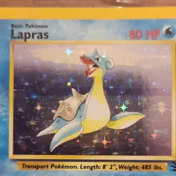 Pokemon Lapras 10/62 Holo Rare Fossil Set Great condition for its age! 💧 - Image 3