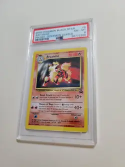 Arcanine - Pokemon League Black Star Promo #6 - Near Mint to Mint PSA 8 - Image 1