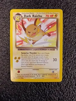 Pokemon Dark Raichu - 7/110 (WotC Legendary Collection) - Image 1