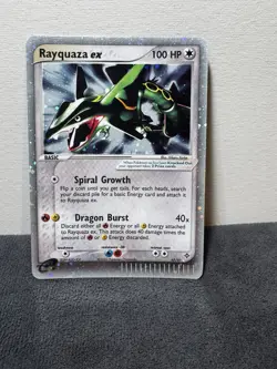 2003 Pokemon EX Dragon Rayquaza EX Holo Foil Rare 97/97 - Image 1