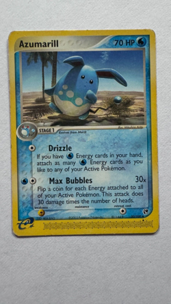 Azumarill - 30/100 - Uncommon - EX Sandstorm - Regular - Damaged - Pokemon - Image 1