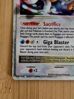 Regigigas LV.X Promo Holo DP30 Diamond & Pearl Pokemon TCG English Card - Image 5