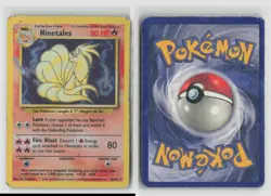 NINETALES 12/102 BASE SET POKEMON TCG DAMAGED READ - Image 3