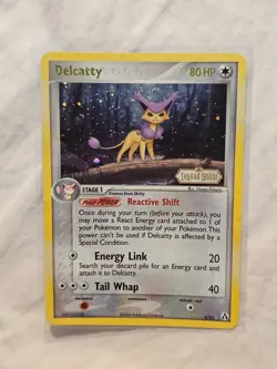 2006 POKEMON EX LEGEND MAKER #4 DELCATTY-REVERSE FOIL - Image 1