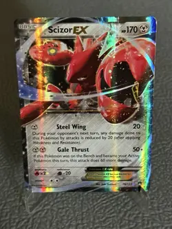 Pokemon Scizor EX 76/122 Holo Rare XY Breakpoint NM/VLP+ - Image 1