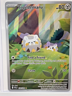 Pokemon Togedemaru 104/094 Phantasmal Flames Mega Evolution Illustration Rare NM - Image 2