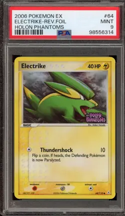 Pokemon Electrike EX Holon Phantoms Reverse Holo #64 PSA 9 Mint - Image 1