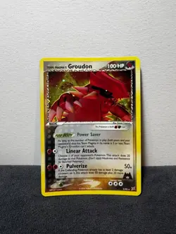 Pokemon TCG Team Magma's Groudon 9/95 EX Team Magma vs Team Aqua Holo Rare - Image 1