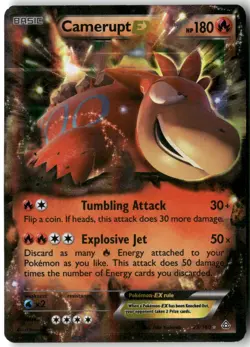 Camerupt EX, Pokemon XY - Primal Clash Ultra Rare, 29/160 LP - Image 1