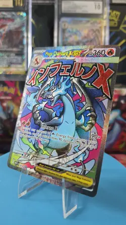 Pokemon TCG Mega Charizard X EX 023 MEP Mega Evolution Holo English - Image 1