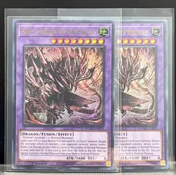 x2 Yugioh! Primite Dragon Nether Berzelius - DUAD-EN035 - Ultra Rare - 1st Ed - Image 1