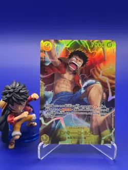 ONE PIECE Card Game Monkey D Luffy OP15-119 SEC + Gold DON!! Card Set Japan NM - Image 2
