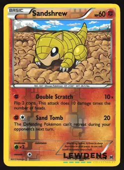 Sandshrew - 75/162 - Common Reverse Holo - BREAKthrough - Pokemon Card - Image 1