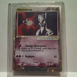 Pokemon Mewtwo EX TCG Holo Ultra Rare Card Ruby and Sapphire 101/109 - Image 1