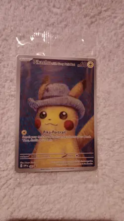 POKEMON PIKACHU VAN GOGH, PROMO CARD BRAND NEW SEALED, NUOVO SIGILLATO - Image 1