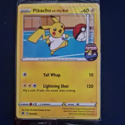 Pikachu on the Ball 001/005 Pokemon Card Sealed Promo Fultsal UK Exclusive #2 - Image 1