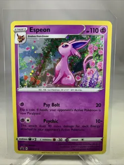 Espeon SWSH174 - Black Star Promo - Cosmos Holo Pokemon Card - Near Mint (NM) - Image 1