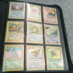 Pokemon TCG Jungle Complete Master Set 64/64 Cards WOTC Vintage + Folder Binder - Image 1