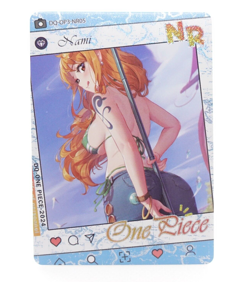 Nami One Piece Dream Kingdom NR05 Anime Waifu Collectible Trading Card - Image 1