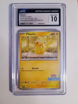 Pikachu (Illustration Contest 2024) 214 Sv: Scarlet & Violet Promo Cards Regular - Image 1