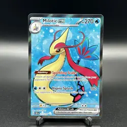 Pokemon TCG Milotic EX Ultra Rare Holo Card 217/191 Surging Sparks - Image 1