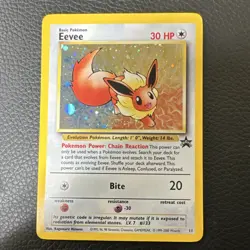 Pokemon Eevee Black Star Promo Holo Card 11 - Image 1
