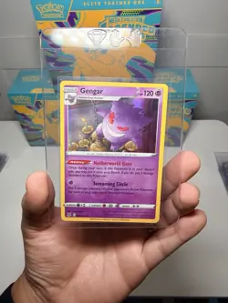 Pokemon Gengar Holo Rare Card 66/196 Lost Origin - Image 1