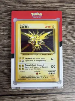 Zapdos Base Set Holo Rare 16/102 90 HP Pokemon TCG Wizards of the Coast Card - Image 1