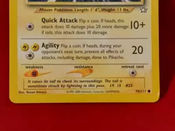 PIKACHU Rare POKEMON 2000 WOTC Neo Genesis TCG Card# 70/111 LP - Image 3