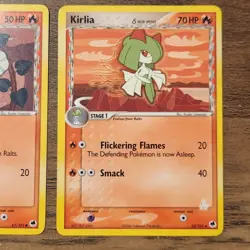Ralts 61/101 Kirlia 33/101 NM Delta Species 2006 Pokemon EX Dragon Frontier Card - Image 4
