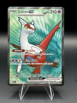 Pokemon Latias ex 220/191 Sv08: Surging Sparks Ultra Rare Full Art Holo Card - Image 1