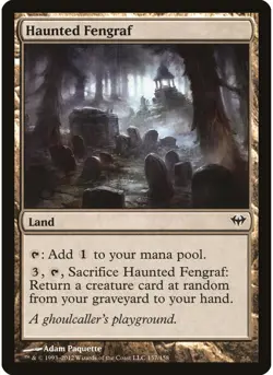 Haunted Fengraf 157 MTG NM - Dark Ascension - Image 1