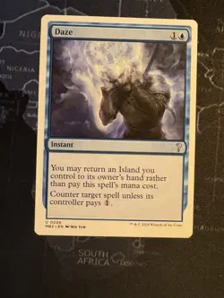 Daze WHITE BORDER Mystery Booster 2 Magic the Gathering MB2 MTG NM - Image 1