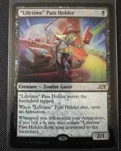 "Lifetime" Pass Holder (Galaxy Foil) [Unfinity] - Image 1