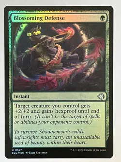 Blossoming Defense Lorwyn Eclipsed Foil MTG NM - Image 1
