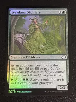 MTG Lorwyn Eclipsed Lys Alana Dignitary Foil 0180 NM - Image 1