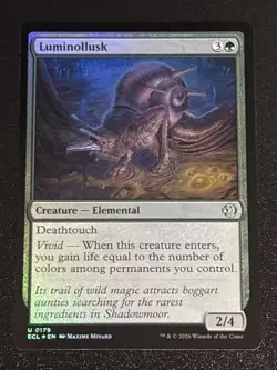 MTG Lorwyn Eclipsed Luminollusk Foil 0179 NM - Image 1