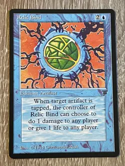 MTG - Relic Bind - Legends - NM English Magic 1994 - Image 1