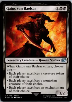 Gaius van Baelsar U FINAL FANTASY 102 NM Magic - Image 1