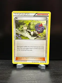 Pokemon TCG Fates Collide N 105/124 LP Condition - Image 1