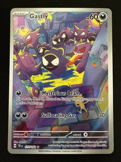 Pokemon TCG Gastly Scarlet & Violet Temporal Forces 177/162 Near Mint - Image 1