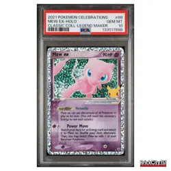 2021 POKEMON CELEBRATIONS CLASSIC COLL #88 MEW EX-HOLO PSA 10 - Image 1