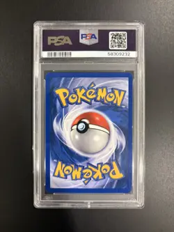 #4 Crobat 2001 Pokemon Neo Revelation DOUBLE HOLO Error PSA 8 - Image 2