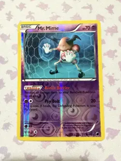 Pokemon Mr. Mime - Plasma Free 47/116 - Reverse Holo NM - Image 1